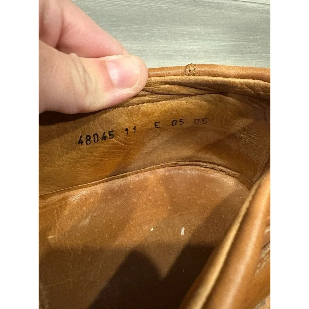 Allen Edmonds Leeds 2.0 Dress Shoes Brown Leather Mens Size 11.5